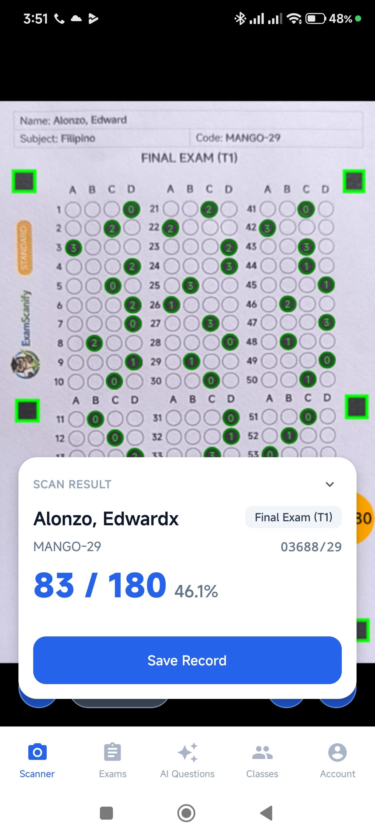 Live Scanner