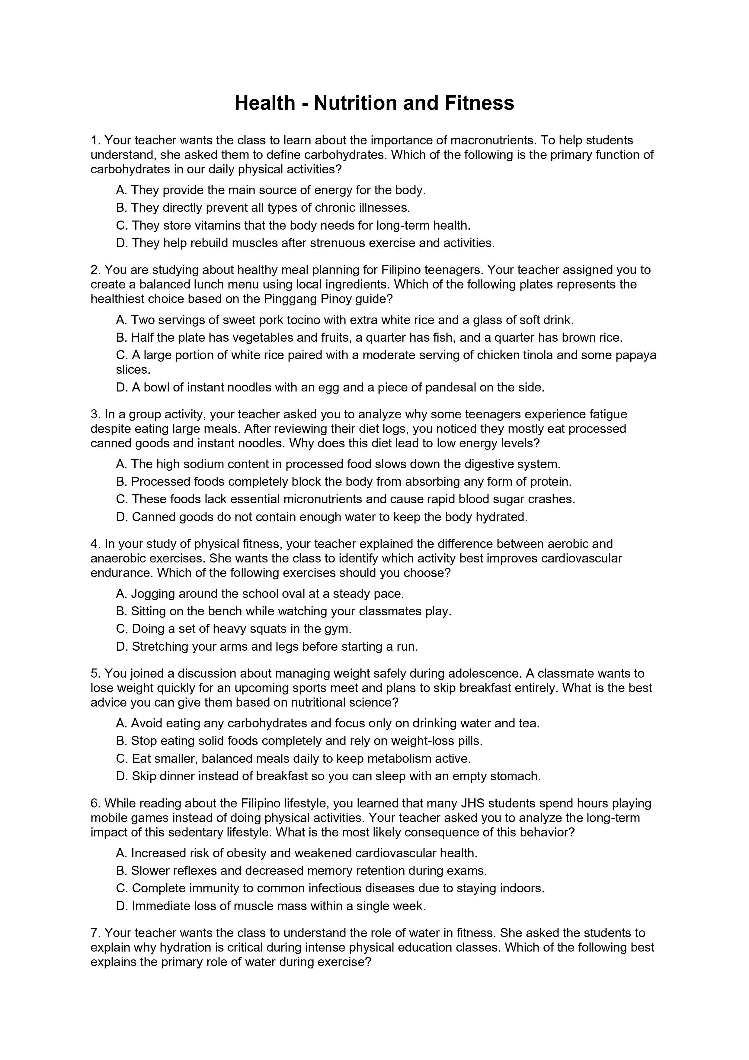 Page 1 — Questions