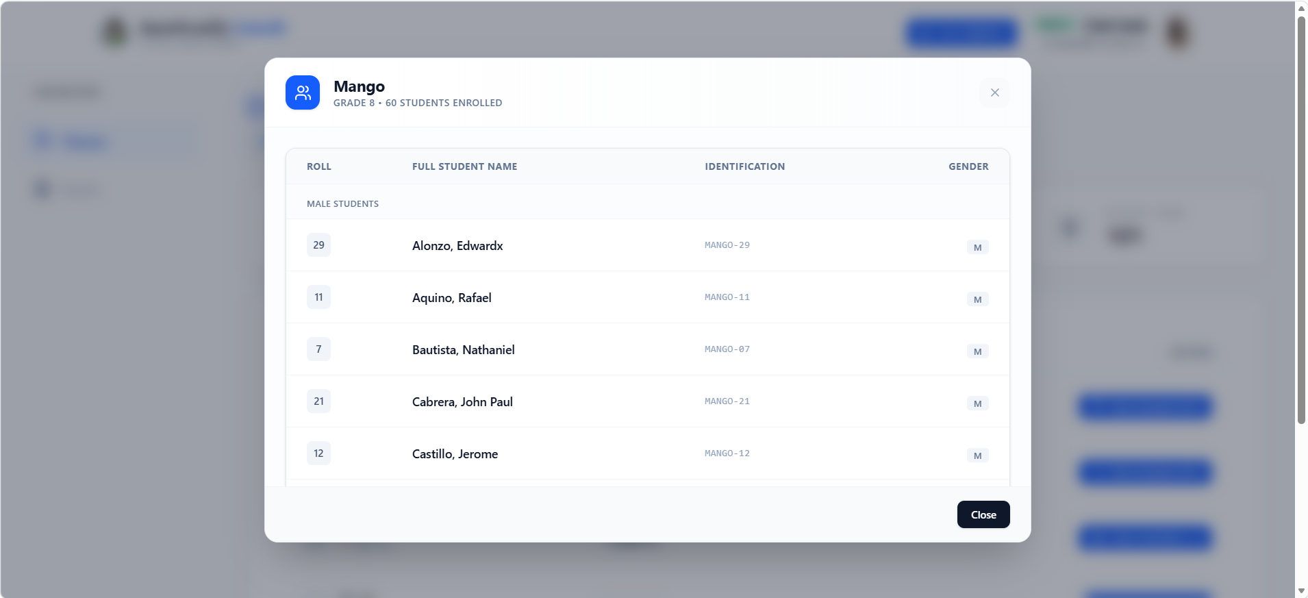 Students List